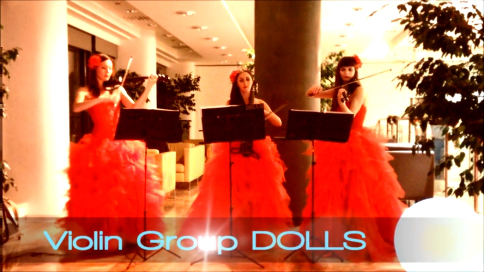 Видеоклип Новогодняя мелодия Jingle Bells(Колокольчики) - струнное трио Violin Group DOLLS