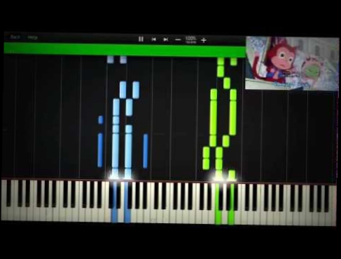 Видеоклип Fairy Tail Opening 14 - Yakusoku no Hi e (Synthesia)(Piano)