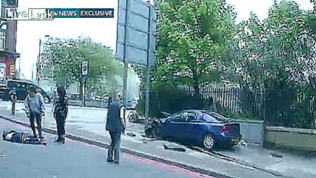 Видеоклип  Мусульмане режут людей в центре Лондона! жесть.16+