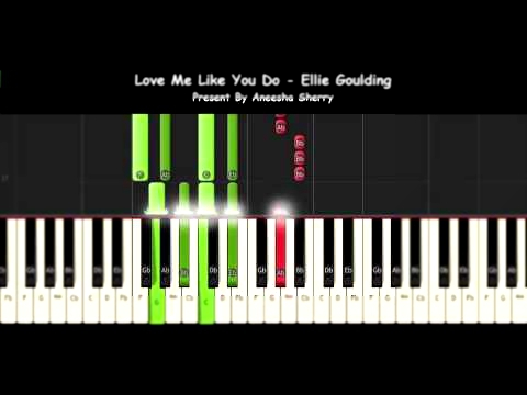 Видеоклип Love me like you do - Ellie Goulding [ 50 Shades Of Grey ] Piano Tutorials