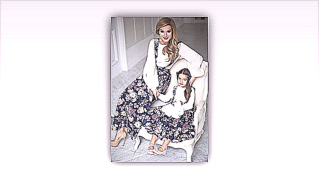 Видеоклип Ксения Бородина снялась для модного бренда вместе с дочкой
