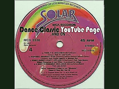 Видеоклип Solar Records - Megamix II - And On...