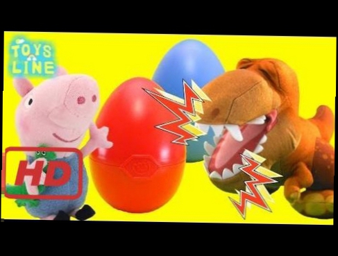 Peppa Pig Игрушка На Английском Языке - Гигантский Сюрприз Яйцо Disney Динозавр Слепой Мешок Для Де