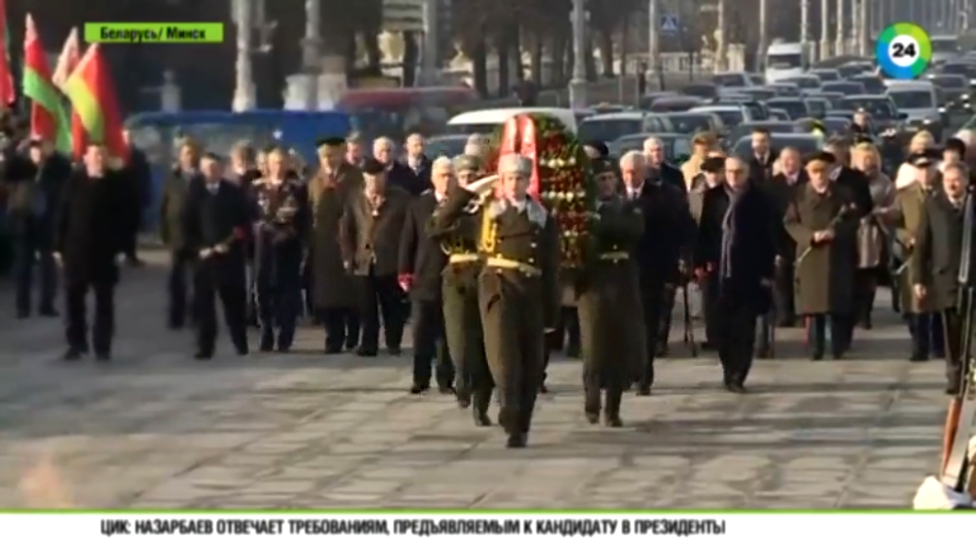 В Минске стартовала «Эстафета памяти», посвященная 70-летию Победы.